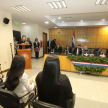 Estuvieron presentes integrantes del Consejo de Administración de la Circunscripción Judicial de Caaguazú, la presidenta, doctora Lilian Beatriz Servián Melgarejo, y los vicepresidentes primero y segundo.