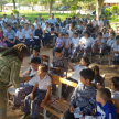 Los niños de San José del Rosario dialogaron con la magistrada de la Niñez.