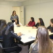 Universitarios de cuarto año de la carrera de derecho dialogaron con referentes de la Circunscripción durante recorrido.