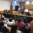 Más de setenta estudiantes fueron recibidos en el Palacio de Justicia de Caacupé.