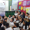 Los estudiantes participaron activamente de la charla educativa.