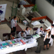 Fachada de la feria de libros.