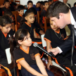 El auditorio se mostró muy participativo durante las charlas.