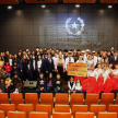 Participaron alumnos y docentes del Colegio Santa Teresita del Niño Jesús, miembros de la Fundación ISE Santa Elena, representantes de los pueblos nativos Maká, magistrados y público en general.