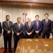 Delegación de Kuwait con autoridades del PJ.