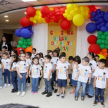 La exposición contó con stands correspondientes a los trabajos de los alumnos de las 3 salas: maternal, prejardín y jardín, todos ellos hechos a mano y con ayuda de las docentes.