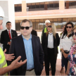 El titular judicial recorrió las instalaciones del futuro Palacio de Justicia de CDE.