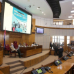 La jornada se desarrolló en la Sala de Sesiones de la Cámara de Senadores.