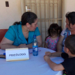 Licenciada Rosanna Vera, psicóloga del Poder Judicial, apoyando la jornada con varias atenciones y consultas a los ciudadanos y estudiantes.