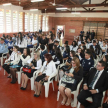 Se contó con la presencia de representantes de la policía, alumnos, entre otros.