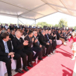 Momento artístico durante el acto de inauguración de los juzgados