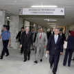 El dignatario extranjero, acompañado del titular de la Corte, doctor Víctor Núñez, recorrió la sede del Palacio de Justicia de Asunción.