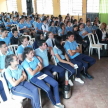 Durante la jornada los jóvenes recibieron informaciones a través de una jueza penal de la Adolescencia sobre varias problemáticas que aqueja a la comunidad.