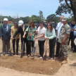 La palada inicial se llevó a cabo en el terreno de 3.500 metros cuadrados donde se asentará la obra