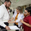 Con profesionales de la Fundación Paraguaya de Diabetes (Fupadi) y de la Sociedad Paraguaya de Diabetes.