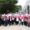 Más de mil globos representando la esperanza.