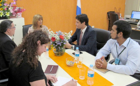 Reunión para futuros trabajos entre ambas instituciones.