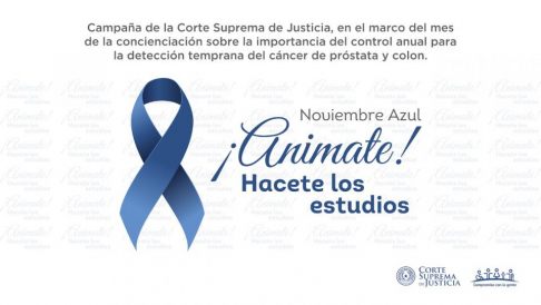 Corte Suprema inicia campaña de concienciación sobre cáncer de próstata y colon.