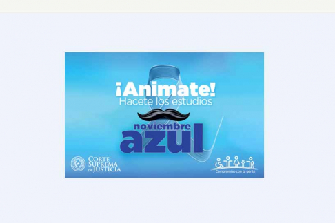 CSJ se adhiere a la campaña “Noviembre Azul”.