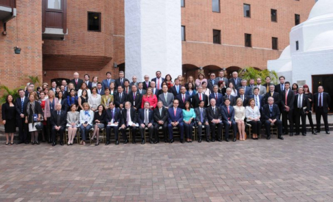 Foto oficial de la II Ronda de Talleres, que se realizó en la ciudad de Bogotá, Colombia.