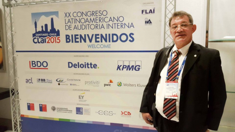 Licenciado Miguel Ángel Basualdo, durante su participación en el congreso.