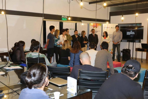 El evento tuvo lugar en el local de Loffice Bulnes, espacio de co-working destinado para la competencia.