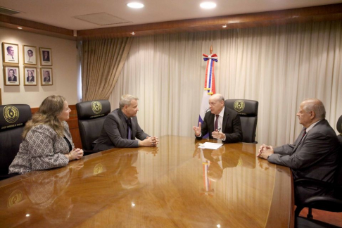 Reunión CSJ-Usaid sobre mecanismos de trabajos conjuntos.