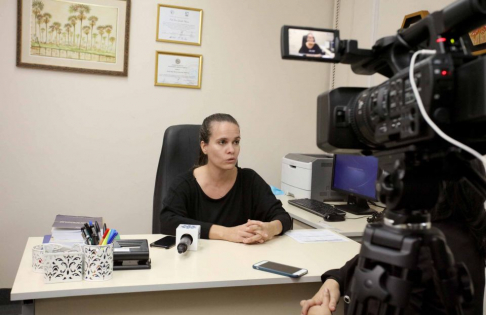 Foto archivo. Directora de la Propiedad Intelectual de la Corte Suprema de Justicia, Gabriela Talavera.