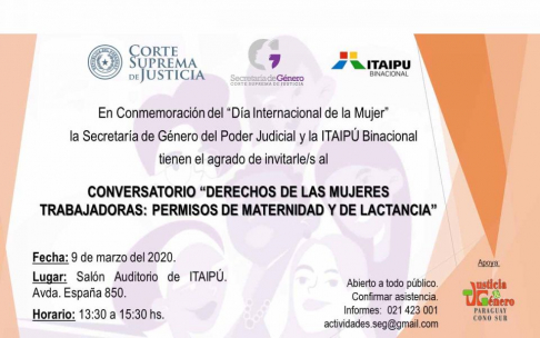 La actividad es abierta para todo público y se extenderá desde las 13:30 hasta las 15:30 del día 9 marzo del año en curso.