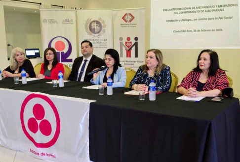 Realizaron Encuentro Regional de Mediadores del Alto Paraná para analizar estado situacional en el sistema de justicia