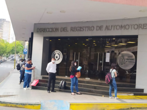 Registro de Automotores reinició actividades en la fecha