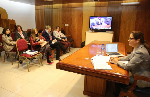 Diplomado sobre Garantías Constitucionales y Medidas Cautelares, transmitido a través de videoconferencia desde el Palacio de Justicia de Asunción a magistrados, funcionarios, abogados y estudiantes de Derecho de las Circunscripciones Judiciales de Itapúa