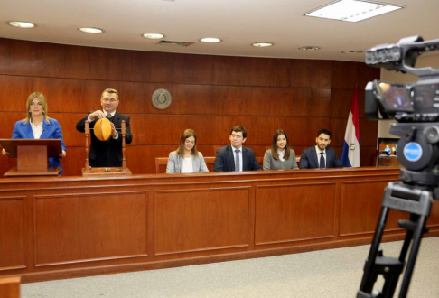 En la Sala de Conferencias de la Corte Suprema de Justicia se llevó a cabo el sorteo de preopinantes de causas de la Sala Penal.