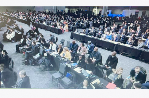 Magistrado José Waldir Servín Bernal, presidente del Tribunal de Apelación Penal, Tercera Sala de Capital, participó de la Conferencia de los Estados Partes de la Uncac.