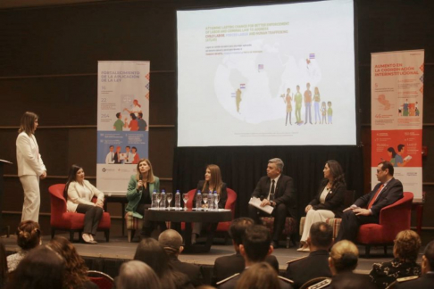  La directora de Derechos Humanos de la Corte Suprema de Justicia, Nury Montiel, participo de la actividad.