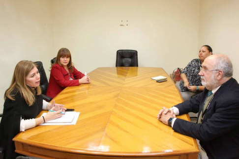 Este lunes se realizó una reunión de trabajo entre miembros de la Dirección de Derechos Humanos de la Corte Suprema de Justicia (CSJ) y el Mecanismo Nacional de Prevención de la Tortura (MNP).