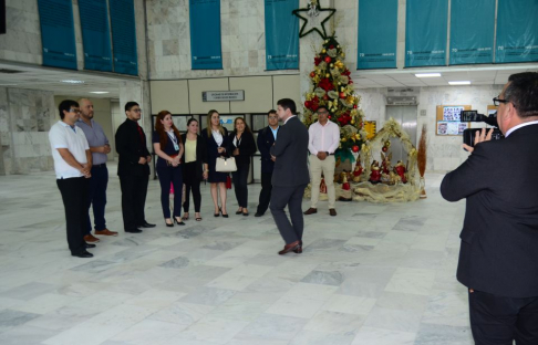 Estudiantes de Derecho conocieron funcionamiento de dependencias judiciales.