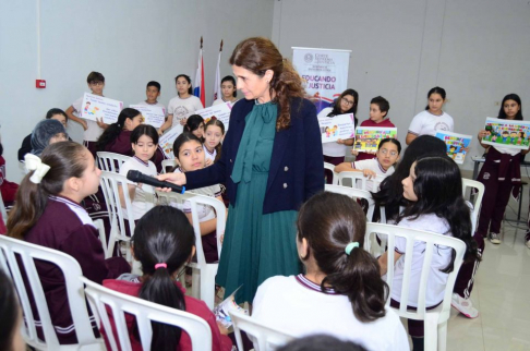 Gloria Benítez, camarista del Tribunal de Apelación de la Niñez y Adolescencia.