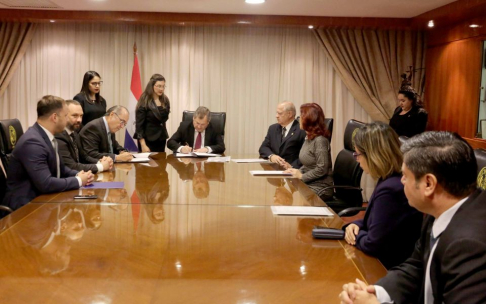 Corte Suprema de Justicia y la Empresa Telefonía Celular S.A., firmaron convenio de cooperación.