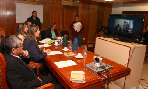 Realizan juicio oral a través de videoconferencia