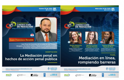 Invitan a congreso online sobre mediación.