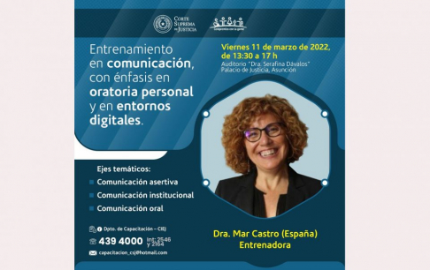 Este viernes capacitarán sobre comunicación, oratoria personal y entornos digitales