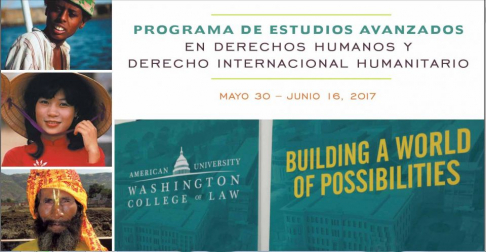 El programa de estudio tendrá lugar del 30 de mayo al 16 de junio de 2017 en Washington.