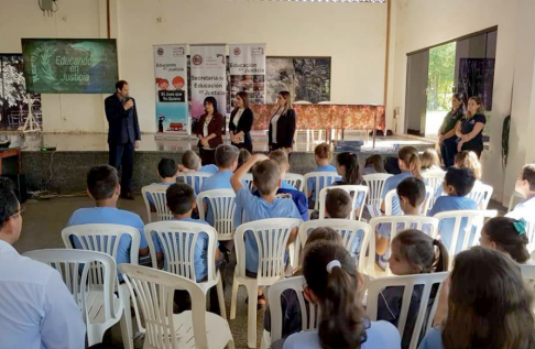 Coordinador general del Colegio Santa Cecilia destaca labor del Poder Judicial