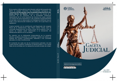 Ministro Jiménez destacó interés de juristas en la Gaceta Judicial.