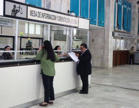 Oficina de Información y Orientación Judicial recibió 3.877 consultas del 2 al 10 de enero.