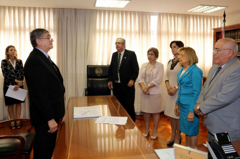 Sala del Pleno de la Corte Suprema de Justicia.