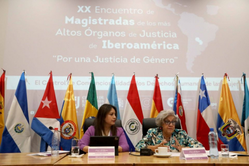 Derecho interno e internacional para las mujeres fue tema de debate en el XX Encuentro de Magistradas de Iberoamérica.