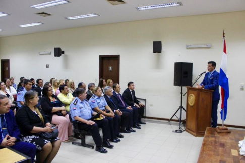 Ministro Víctor Ríos, superintendente de la Circunscripción Judicial de Paraguarí.