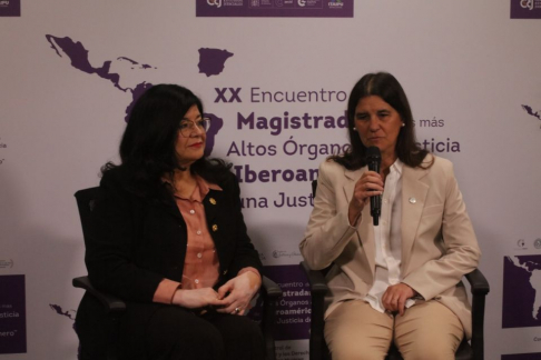 Entrevista luego de la reunión de presidentas de Asociaciones de Mujeres Juezas de Iberoamérica